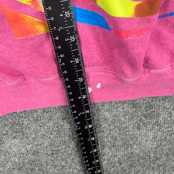 Nirvana Sweatshirt Womens Size S/M Pink Tie-Dye Graphic Pullover Band Crewneck - Picture 6 of 9